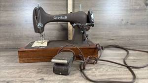 lot 242 image: GraybaR Electric Sewing Machine with Motor