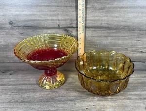 lot 268 image: Amber glassware