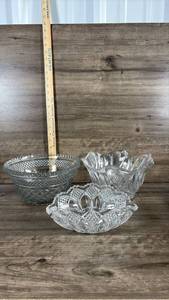 lot 305 image: Cut Glass Crystal Bowls