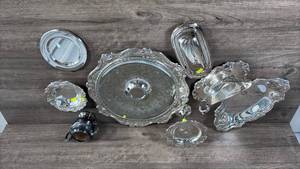 lot 350 image: Serving Set with Ornate Design