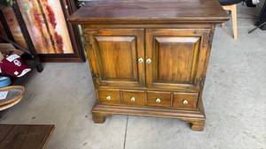 lot 361 image: Cabinet with Storage Drawer