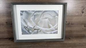 lot 382 image: Blessed Are The Pure In Heart Religious Wall Art