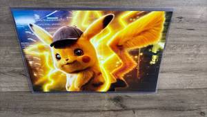 lot 397 image: Detective Pikachu Movie Poster Print
