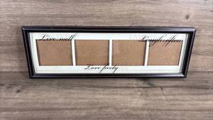 lot 403 image: Multi-Opening Photo Frame with Inspirational Text