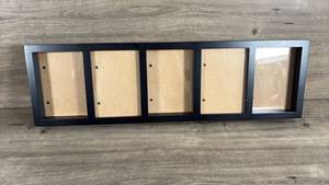 lot 404 image: Black Multi-Photo Collage Picture Frame with Five Openings