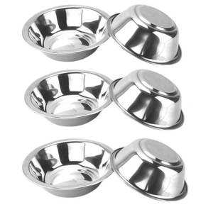 lot 57521 image: Stainless Steel Bowls,6 Inch Flat Rim Flat Base Mixing Bowl,Dip Bowls Set Stackable Dishware safe,Set of 6 - Retail $15