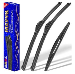 lot 57629 image: 3 wipers Replacement for 2014-2018 BMW X5, Windshield Wiper Blades Original Equipment Replacement - 242012 (Set of 3) UJ HOOK - Retail $25