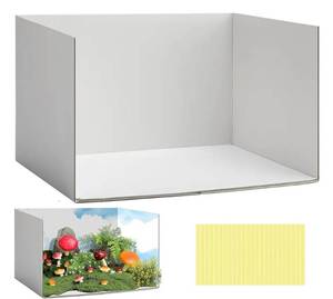 lot 57630 image: Lengthen Cardboard Diorama Kit, Diorama Box for Display, Diorama Project Supplies Display Case with Double Sided Tapes for DIY Crafts Toys, 13 x 8.7 x 8.3 Inch - Retail $17