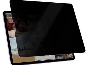 lot 57638 image: Privacy Screen Protector for iPad Air 5th4th Gen & iPad Pro 11 (2018202020212022), Anti Glare Blue Light Spy Filter Private Cover, High Sensitive Bubble-Free Black Security Screen - Retail $13