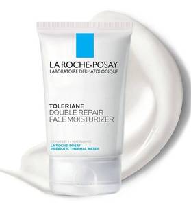 lot 57697 image: La Roche-Posay Toleriane Double Repair Face Moisturizer, Daily Moisturizer Face Cream with Ceramide & Niacinamide for All Skin Types, Immediate Comfort & Long Lasting Hydration, Fragrance Free - Retail $25
