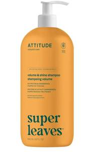 lot 57752 image: ATTITUDE Volume and Shine Hair Shampoo, EWG Verified, For Thin Hair, Naturally Derived Ingredients, Vegan and Plant Based, Soy Protein And Cranberries, 32 Fl Oz - Retail $20