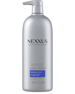 lot 57754 image: Nexxus Moisturizing Shampoo for Dry Hair Therapy Ultimate Moisture Silicone-Free, Moisturizing Protein Fusion with Elastin Protein and Green Caviar 33.8 oz - Retail $30