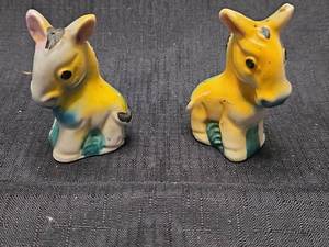 Japanese Ceramic Animal Salt and Pepper Shaker Set