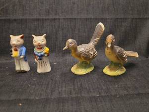 lot 5565 image: Ceramic Bird and Pig salt and pepper shaker Collection
