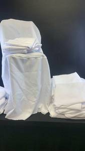 lot 4446 image: White Chair Covers