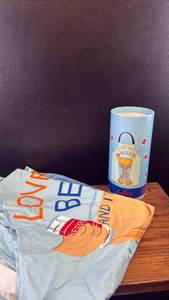 lot 5468 image: Lolita Love My Beer container  with Matching apron Set