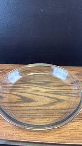 lot 5473 image: Clear Glass Oval Serving Platter