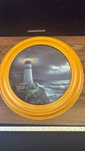 lot 5483 image: Jesse Barnes The Light Keeper Pickard China Collector Plate