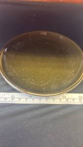 lot 5486 image: Green Glass Dinner Plate