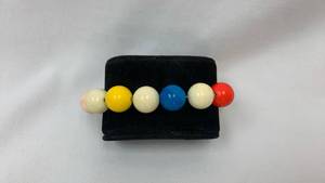 lot 5309 image: Colorful Ceramic Bead Bracelet