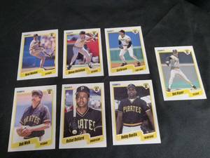 lot 5010 image: 1990 Fleer Pittsburgh Pirates Baseball Cards Collection