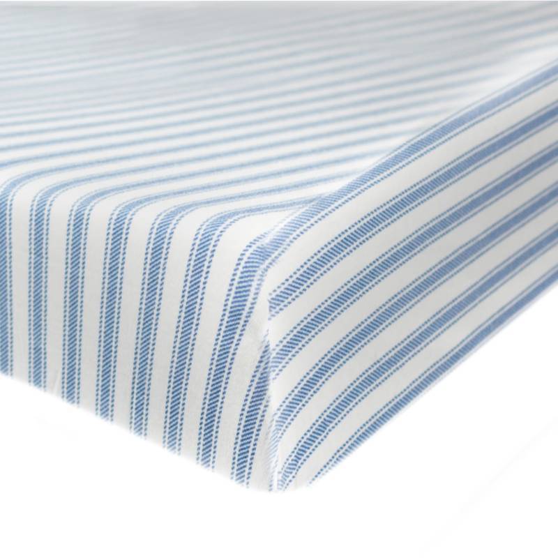 lot 34842 image: HonestBaby Unisex-Baby Fitted Crib Sheets Set Standard Mattress, 100% Organic Cotton Baby Boys, Girls, Neutral, 1 Pack - Sage, One Size - Retail $35