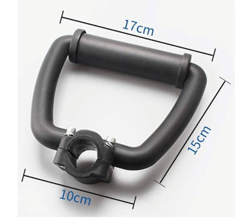 lot 62811 image: Universal Loop Handle Bar Mounting Hardware Kit Weed Eater Trimmer Handle Bar Handlebar Trimmer Replacement Handle Bar Handlebar for Trimmer Garden Lawn Cutter (Style 2) - Retail $10