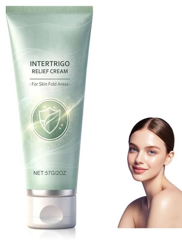 lot 62864 image: Intertrigo Cream,Professional Intertrigo Relief Cream, Skin Fold Care & Chafing Support Cream With Zinc Oxide & Undecylenic Acid Helps Soothe Irritated Skin, Moisture & Friction Control (1PCS) - Retail $17