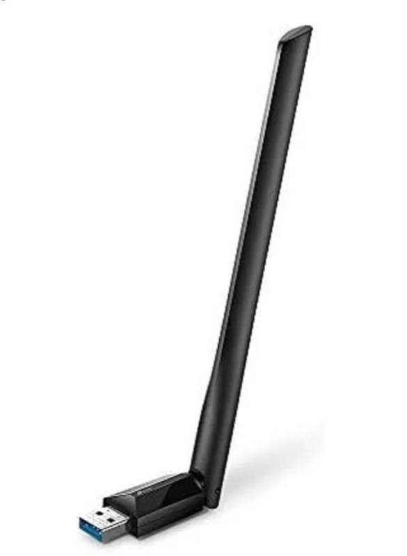 lot 62882 image: TP-Link USB WiFi Adapter for Desktop PC, AC1300 USB 3.0 Wireless Dual Band Network Adapter with High Gain Antenna(Archer T3U Plus), MU-MIMO, Windows 11108.187XP, Mac OS 10.9-10.15 - Retail $26