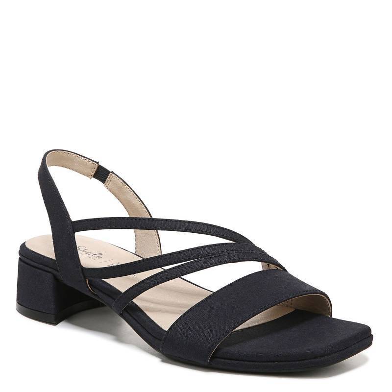 lot 24363 image: Womens Joy 2 Strappy Heeled Sandal, Lux Navy, 9 US - Retail $50