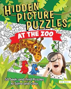 lot 251 image: Hidden Picture Puzzles at the Zoo 50 Seek and Find Puzzles to Solve and Color (Happy Fox Books) 400 Secret Items and Animals to Find, with Fun Facts and Activities for Kids Age 5 and Up - Retail $10