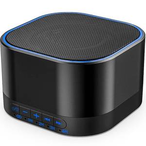 lot 259 image: Magicteam Sound White Noise Machine with 20 Non Looping Natural Soothing Sounds and Memory Function 32 Levels of Volume Powered by AC or USB and Sleep Sound Timer Therapy for Baby Kids Adults - Retail $22