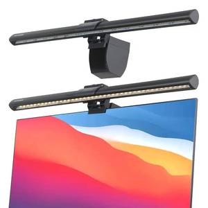 lot 313 image: LIGHT BAR ONLY MISSING CLAMP CATPOWER Computer Monitor Light Bar, LED Screen Light Bar for Workspace, Dimmable Monitor Lamp, Button Control Monitor Lamp for DeskOfficeHomeGame, for Eye Caring - Retail $23