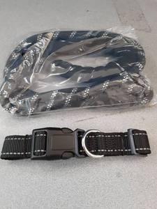 lot 330 image: Medium Collar with Matching Strudy Leash - Retail $0