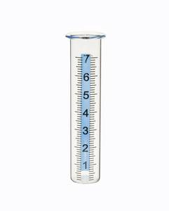 lot 356 image: Mateda 7 Capacity Rain Gauge Glass Replacement Tube with Lid Design for Yard Garden Outdoor Home (01) - Retail $8