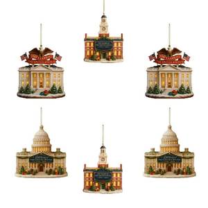 lot 359 image: 6 Pcs USA 250th Anniversary Ornaments 2D Acrylic Patriot Memorial Ornament Unique 250 Years of The United States Commemorative Hanging Decor for Christmas Tree 2026 Independence Day Hanging Ornaments - Retail $9
