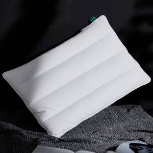 lot 424 image: Three Geese Luxury Flat Thin Goose Feather Down Pillows Standard Size, 2.5 Height, 100% Cotton Cover, Medium Firm Hotel Collection Ultra Slim Thin Bed Pillows, Machine Washable, 18 x 26 Inches