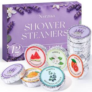 lot 431 image: Shower Steamers Aromatherapy Birthday Gifts for Women-11 Pack Mothers Day Gifts,Gifts for Grandma,Wife,Mothers,Stress Relief and Relaxation Gifts for Women and Men,Created Your Own Home SPA - Retail $8