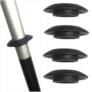 lot 433 image: Berfi Life Kayak Paddle Drip Rings 4 Pieces for Kayak Canoe Rafting Paddles Shaft, Universal Kayak Durable Splash Guards Paddle Accessories - Retail $7