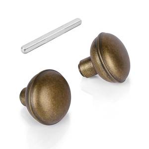 lot 447 image: newliplace 1 Pack Vintage Antique Brass Door Knob Set with Spindle, Vintage Old Style Door Knobs Replacement Set for Mortise Lock Interior Doors - Retail $12