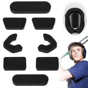 lot 458 image: Enhon Universal Helmet Padding Fit Kit, Compatible with Easton Batting and Catchers Helmets, 0.79 inch Thickened Replacement Pads for BaseballSoftball Players, Soft Foam Padding, Easy to Install - Retail $12