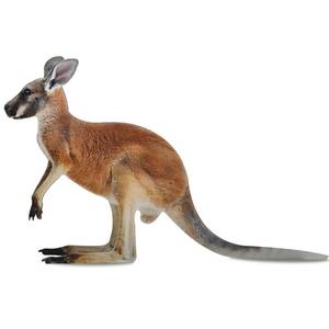 lot 473 image: Amyhill 5.2 ft Kangaroo Cardboard Cutout Australian Themed Party Decoration Kangaroo Life-size Stand-up Australia Animal Standee Decoration Backdrop Photo Prop for Wild Animal Birthday Vbs Party Decor - Retail $30