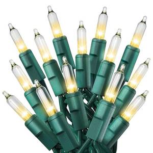 lot 487 image: PREXTEX 100 Count Clear Christmas Lights - 20 ft Ultra Bright String Lights with Green Wire for Indoor and Outdoor Use, Christmas Trees, Holidays, Patios and Garden - Retail $15