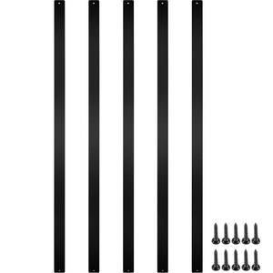 lot 4317 image: Flieeya Deck Balusters, 29.5x1 Deck Railing, 76 PCS Aluminum Deck Balusters, Aluminum Alloy Stair Railing for Wood Composite Facemount Deck Railing (76, 29.5 Inch) - Retail $137