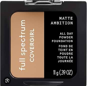 lot 4329 image: CoverGirl Matte Ambition All Day Powder Foundation Deep Neutral  - Retail $8