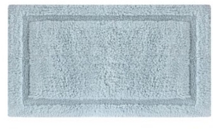 lot 4333 image: Delara Cotton Bath Mat with Border Design - Retail $8