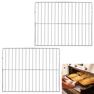lot 4358 image: WB48T10095 Oven Rack for GE Range Oven Stove Wire Rack Replacement 23.75 x 17.4, Hotpoint Gas 304 Stainless Steel Oven Rack WB48K5019 AP5665850 PS249547 (2 Pack) - Retail $57