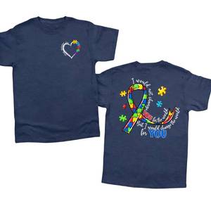 lot 4374 image: Kids Autism Shirt for Girls Boys Autism Awareness T Shirts Autism Support Love Graphic Casual Tees Tops size 6T - Retail $8