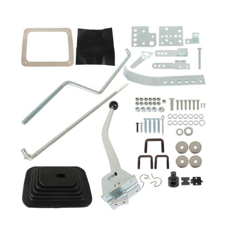 lot 1009 image: GXYWADY Three and Four Speed Floor Shifter Automatic Replacement for C4 C6 Replacement for GM 700R4 TH350 TH400 - Retail $92