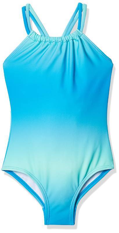 lot 2108 image: Kanu Surf Girls, Jasmine Beach Sport Halter One Piece Swimsuit, Janie Blue, 10&nbsp